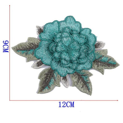 

1 Pcs New Brand 3D Patches Big Red Rose Flower Embroidered Patch DIY Iron On Sew On Fabric Repair Clothing For Wedding Patches