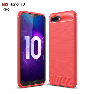 

Goowiiz Phone Case For Huawei Honor 1010 Lite Fashion Slim Carbon Fiber TPU Soft Silicone Prevent falling