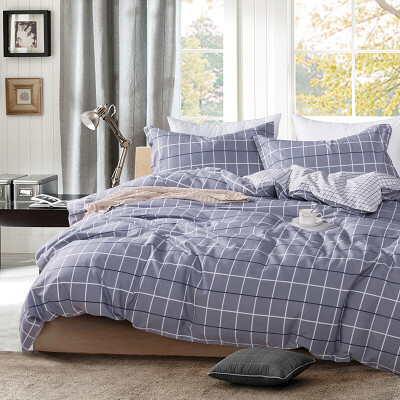 

Yalu·Freedom four-piece cotton home textile bedding sheets quilt cover pillowcase cotton twill kit 15 m 18 m bed quilt cover 200230cm Sophie