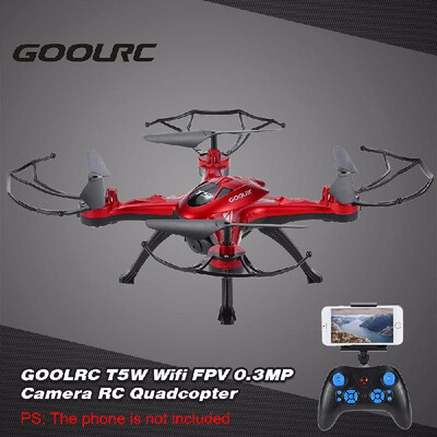 

Original GoolRC T5W Wifi FPV 03MP Camera RC Quadcopter with One Key Return CF