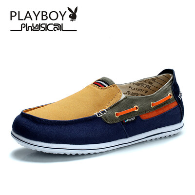 

PLAYBOY brand Low-topBreathable casual plimsollsSlip-OnSet footMens shoes