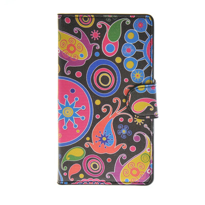 

MOONCASE Flower style Leather Side Flip Wallet Card Slot Stand Pouch ЧЕХОЛ ДЛЯ Microsoft Lumia 532