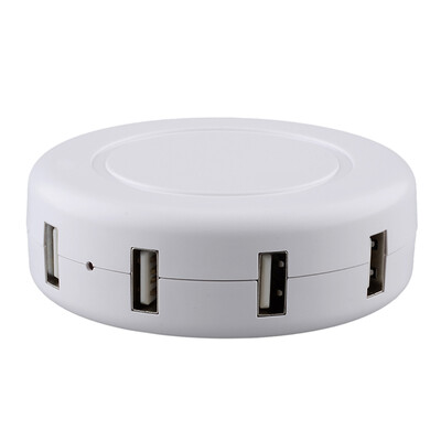 

EU Plug 6-Port USB AC Charger Adapter for Samsung Android iPhone More - White