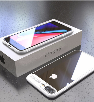 

For iPhone 7 Case TPU Flexible Bumper PC Clear Shock absorption Full Protective Back Cover For iPhone 8 Plus7 Plus