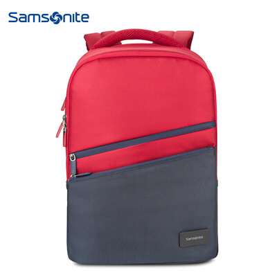 

Samsonite BEVEL men&women shoulder bag multi-function business backpack travel bag computer bag TR018001 gray black