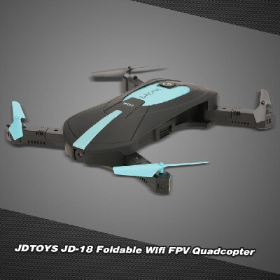 

JDTOYS JD-18 03MP Camera Wifi FPV Foldable Selfie Pocket Drone 6-Axis Gyro RC Quadcopter Selfie Pocket Drone