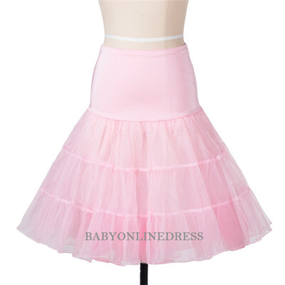 

2018 Cheap Womens 50s Vintage Skater Skirt Ruffle Tutu Petticoat Skirts Fluffy Skirts Rockabilly Swing Underskirt