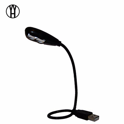 

USB-лампа для чтения с 2 светодиодами и гибкой гусиной шеей-отлично подходит для дома, дистанционного/путешествия учебы или офиса
