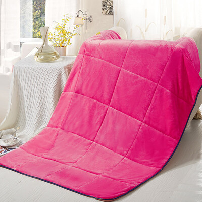 

Yutian multi-functional creative pillow was double-sided flannel cashmere pillow pillow was cushioned cushions office nap pillow car pillow quilt dual-use rose red 110 150cm