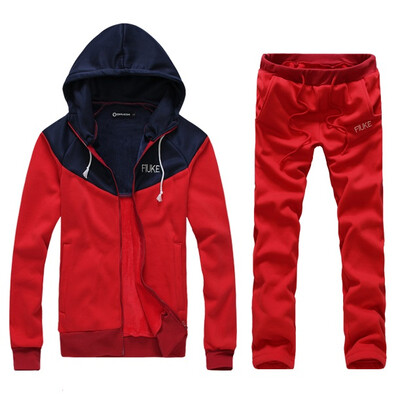 

Zogaa Korean Mens Suit Sports Add Wool Sports Thick Casual
