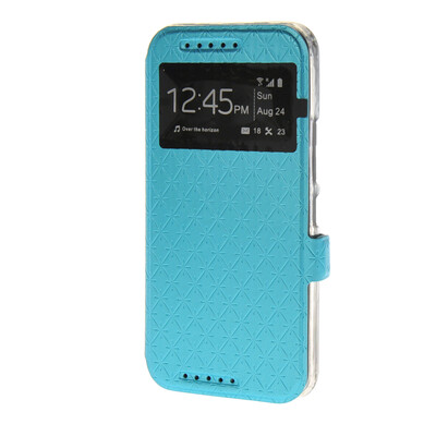 

MOONCASE Slim Leather Wallet Flip Card Slot Holster Pouch with Kickstand чехол для HTC One M9 Blue