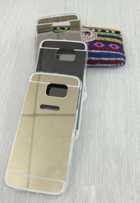 

For SAMSUNG S6 Back Cover TPU Skin Mirror GOLDEN New Soft