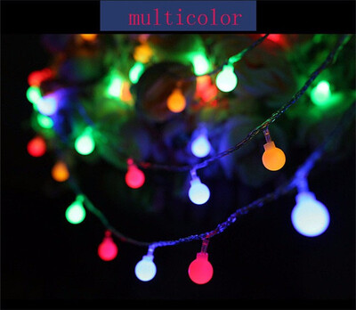 

110V US 220V EU Plug Battery Christmas Light 10M 100LEDS 6M 40LEDS Cherry Balls Fairy String Lights Operated Wedding