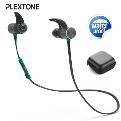 

Plextone BX343 Sport Wireless Bluetooth Headset IPX5 Waterproof Dual Battery Life 8 Hours Playing for iphone huawei xiaomi