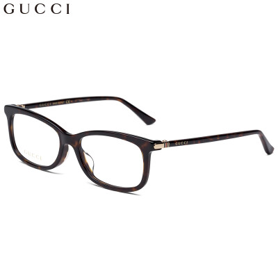 

GUCCI Gucci eyewear optical frame male Asian version plate myopia glasses frame GG0296OA-002 Havana frame 54mm