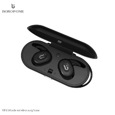 

BOROFONE BE8 BT Earphone with 300mAh Earbud Power Bank BT 41 Wireless Headset Ergonomic DesignHigh-quality Sound Sports Earbud fo