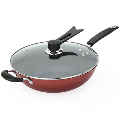 

Jingdong supermarket] the United States kitchen (maxcook) non-stick wok frit iron cover 32cm MCC-065 (available in the induction cooker non-stick coating less fumes