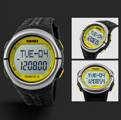 

SKMEI 1058 Heart Rate Monitor pedometer Sport LED watch Digital Counter