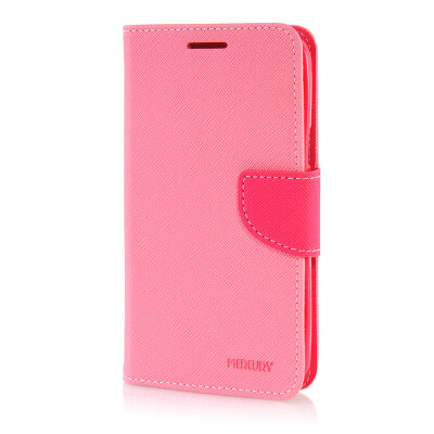 

MOONCASE Leather Side Flip Wallet Card Slot Pouch Stand Case Cover for Samsung Galaxy Grand 3 / Grand Max G7200 Pink