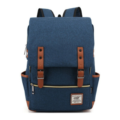 

New personality retro men&women outdoor canvas big travel backpack fashion backpack