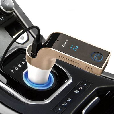 

G7 Bluetooth Car Kit Handsfree FM Transmitter Radio MP3 Player USB Charger & AUX