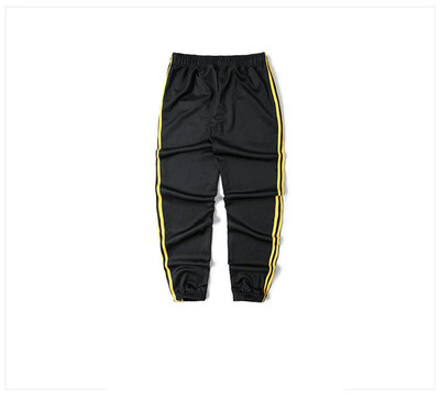 

2018 Multi Colors High Quality Side Striped Harem Pants Elastic Waist Plus Size Pants Harajuku Kpop Clothes Hip Hop Pantalones