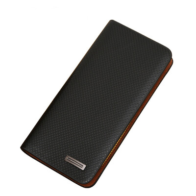 

Fashion Business Mens PU Leather Wallets Handbag Multifunctional Bank Card Bag