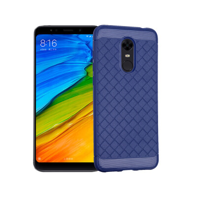 

Goowiiz Luxury Phone Case For Xiaomi Redmi Note 5 Ultra Thin Ventilation Grid Weave Soft Anti fall Full Protective