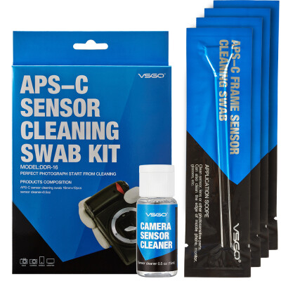 

APS-C DSLR Sensor Cleaning Swabs Type 2 12PCS+CCD/CMOS Clean Fluid for Digital Camera