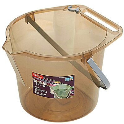 

LONGSTAR thick plastic bucket bucket bucket bucket washing bucket large capacity 10L foot barrel L-1297 brown