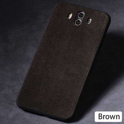 

Genuine Leather Phone Case For Huawei Mate 10 Suede leather Back Cover For P9 P10 Plus Cases