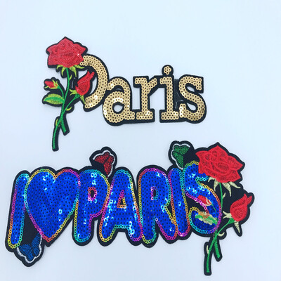 

Multicolored alphabet cloth embroidered lace applique iron trim logo patches DIY accessories such as picture 2pcslot