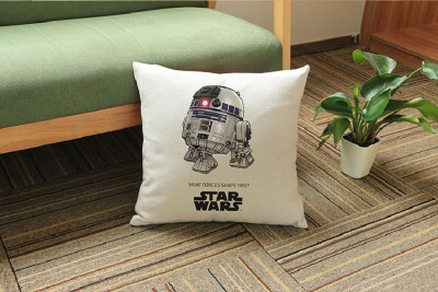 

Cntomlv Cartoon cotton Linen wars decorative cushion cover Sofa Throw Pillow Cover case Chair Car home living room decoration gift