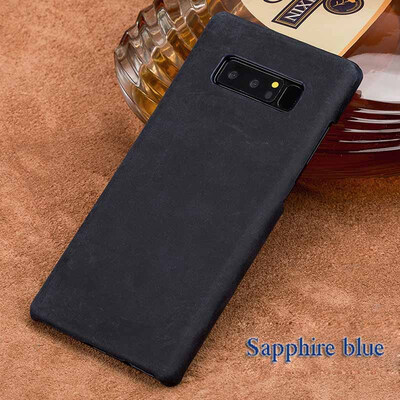 

LANGSIDI Genuine Leather Phone Case For Samsung Note 8 Case Vintage Crazy horse skin Back Cover