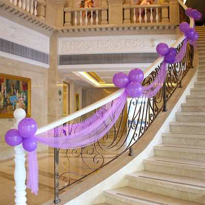

Extreme space JDKJ knot wedding stair handrail wedding supplies wedding arrangement wedding room new house pull flower decorat
