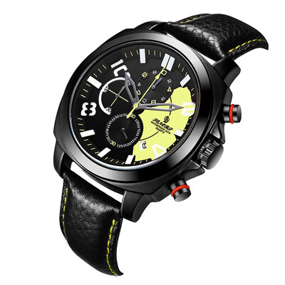 

Men Leather Watches Business Fashion Daily life Waterproof watches