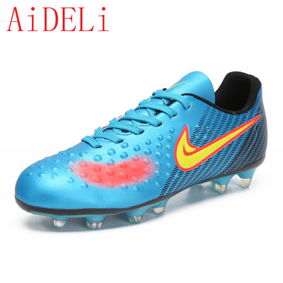 

AiDELi Simple Comfortable Mens Soccer Shoes Outdoor Sports Training Football Shoes