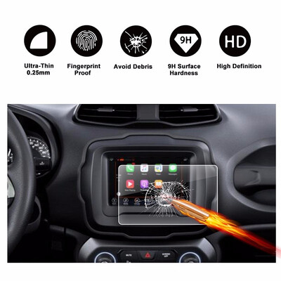 

2018 Jeep Renegade Uconnect 70inch 14987 5R angle navigation screen protector