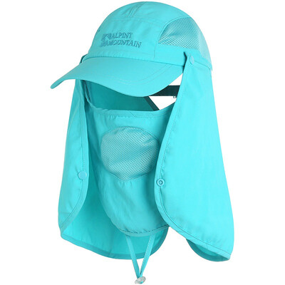 

Elmont Fishing Hat Fisherman's Hat Съемная защитная крышка для защиты от солнца Мощная противомоскитная маска Крышка с насадкой Blue 630-930