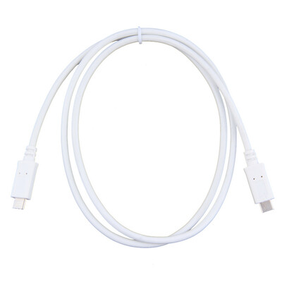 

3 FT Реверсивный USB 3.1 Type-C Мужской Type-C Парнем данных соединителя кабеля белый