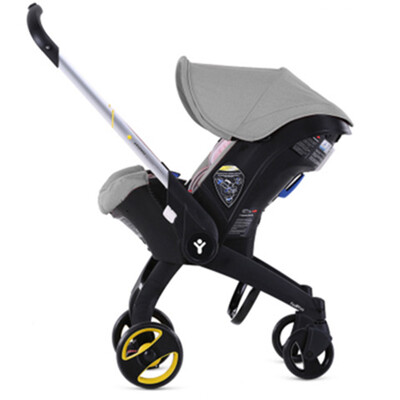 

FooFoo Infant Car Seat Turquoise with Vehicle Seat Protector Push Handle Folding Portable Travel Car Airplane Baby Carriage Pram B