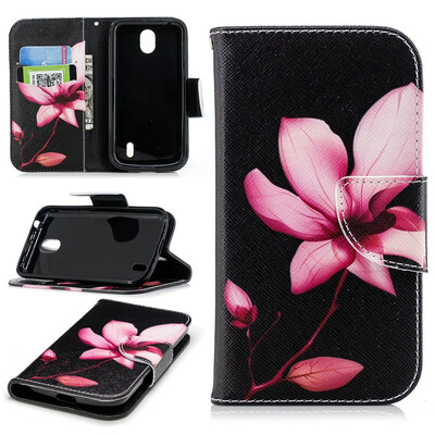 

BEFOSPEY Painting PU LeatherSoft TPU Card Slot Stand Wallet Case For Nokia 145"2018