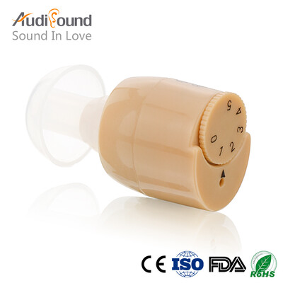 

Audisound 2018 New Brand High Quality Hearing Aid Portable Mini Ear Amplifier Best Sound Voice Hearing Aids with 2xAG3 Battery