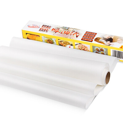 

Still baking good barbecue frying pan double-sided silicone oil paper oil-absorbing paper high temperature oil-absorbing paper baking barbecue oil-absorbing paper 5 meters