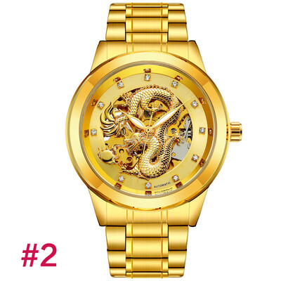 

Golden Dragon Wrist Watch Men Automatic Mechanical Watch Mens Watches Top Luxury Brand Famous Clock For Male Relogio Masculino