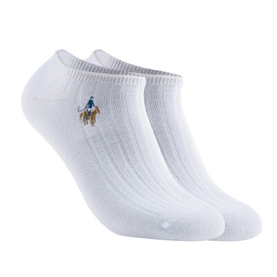 

Summer mens socks double needle cotton socks wild solid color mens socks