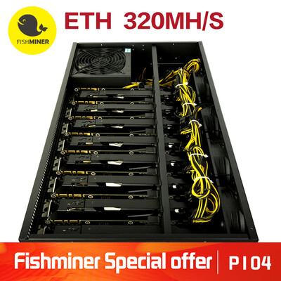 

(Fishminer) Бесплатная доставка Antminer 8 P104/P102 Cards 320 Mhash / s ETH Mining Machine Coin Mining Miner Blockchain ethereum