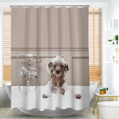 

Htovila 72x72 Inches 3D Printed Polyester Waterproof AntiCorrosion AntiBacterial Bathroom Curtain Decorative Privacy Protectio