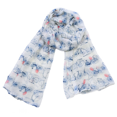 

JeouLy Vintage bike Print Womens Infinity Scarf Bicycle Loop Scarf Accessories Free Shipping