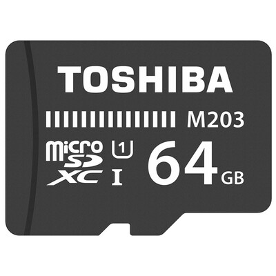 

TOSHIBA 64G TFmicroSD card U1 Class10 M203